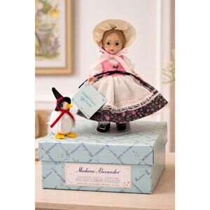 Madame Alexander Mother Goose Doll 8” #11620 w/ Goose Box Tag 75th Anniversary